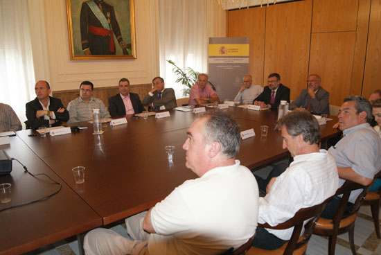 El Director General de Costas, Pedro Ríos, durante la presentación en Castellón