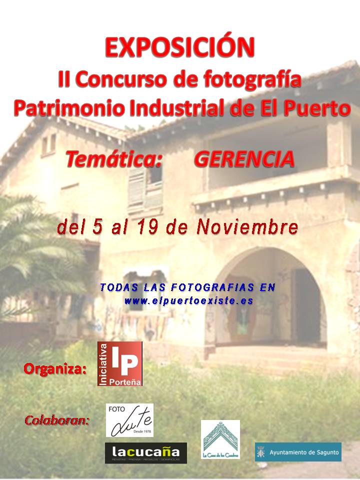 Cartel II concurso fotos Patrimonio Industrial-Cartel Exposicion