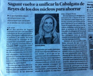 Se quitan las 2 Cabalgatas