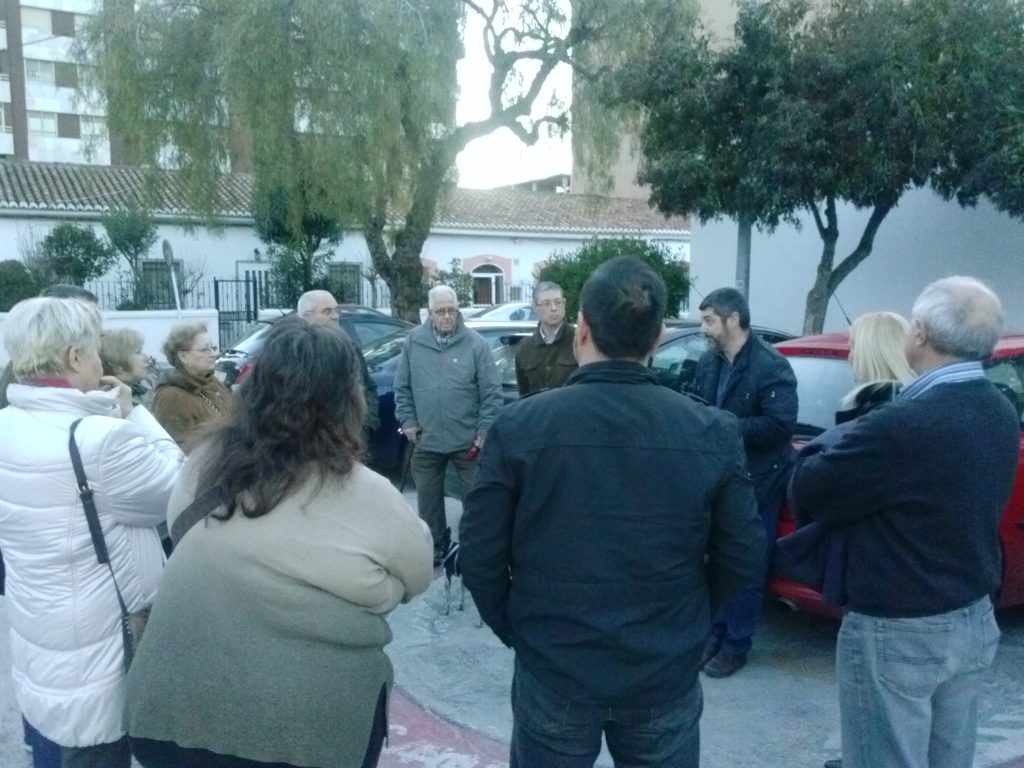 Reunión con los vecinos del Barrio Obrero