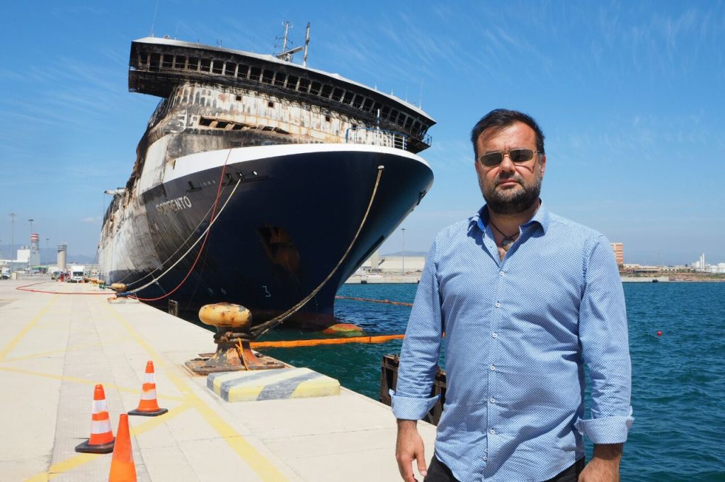 Juan Guillén visitando el Sorrento