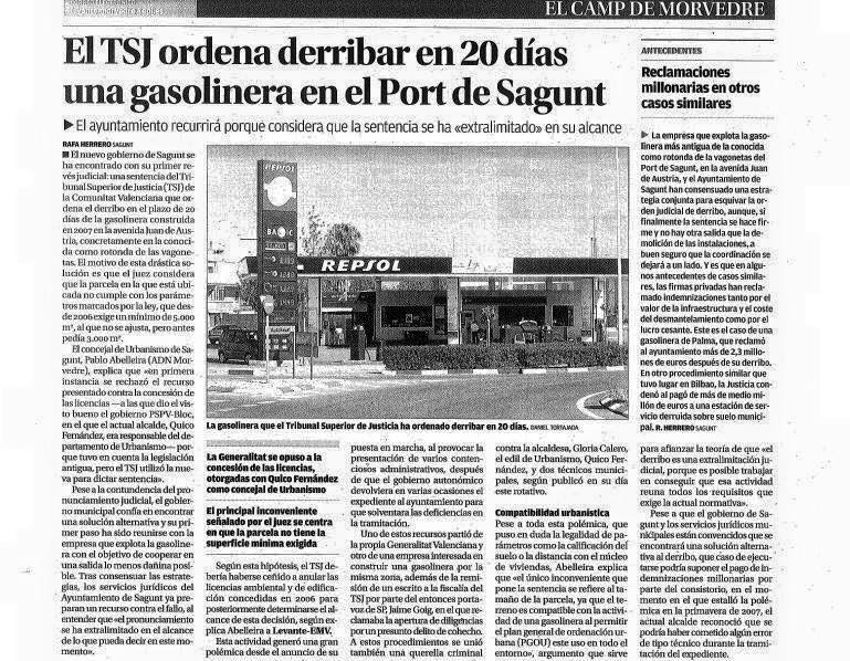 Noticia del Levante el 25 de junio, jueves