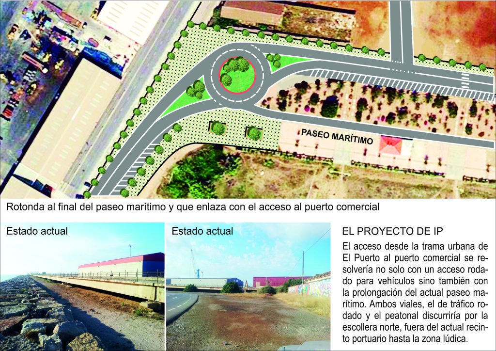Posible diseño de la integración del puerto en la ciudad